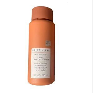 Kristin Ess Moisture Rich Curl Conditioner 10OZ Burnt Orange Rust Color Bottle